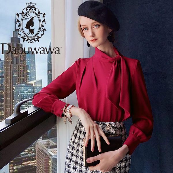 women's blouses & shirts dabuwawa christma vintage burgundy bow tie neck solid blouse office lady long sleeve elegant women slim fit dt, White
women's blouses & shirts dabuwawa christma vintage burgundy bow tie neck solid blouse office lady long sleeve elegant women slim fit dt, White