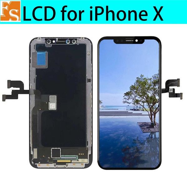 grade a+++ oled tft lcd display for iphone x 3d touch screen digitizer full assembly black lcd replacement no dead point
grade a+++ oled tft lcd display for iphone x 3d touch screen digitizer full assembly black lcd replacement no dead point