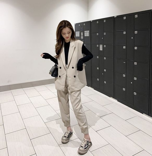 c5xki осени suitfashion 2020 новых случайные брюки набора early темперамент два кусок костюма для среднего и суй женщин талии жилета случайн, Gray
c5xki осени suitfashion 2020 новых случайные брюки набора early темперамент два кусок костюма для среднего и суй женщин талии жилета случайн, Gray