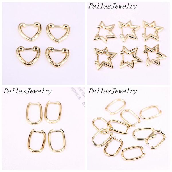 10pairs, 2020 gold filled heart star oval small hoop earrings brass glossy earrings hoops for women party jewelry, Golden;silver
10pairs, 2020 gold filled heart star oval small hoop earrings brass glossy earrings hoops for women party jewelry, Golden;silver