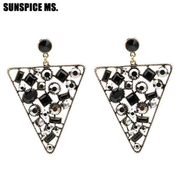 dangle & chandelier fashion gothic triangle gray crystal drop earring for women big punk ear pendants ethnic wedding party jewelry wholesale, Silver
dangle & chandelier fashion gothic triangle gray crystal drop earring for women big punk ear pendants ethnic wedding party jewelry wholesale, Silver