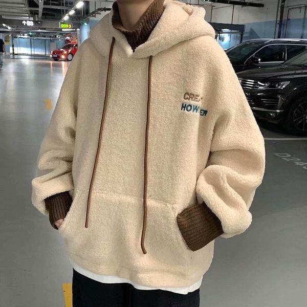 2021 with lamb wool hoodie ins fake two pieces korean-style male shirts loose fall and winter couple clothes 7om3, Black;brown
2021 with lamb wool hoodie ins fake two pieces korean-style male shirts loose fall and winter couple clothes 7om3, Black;brown