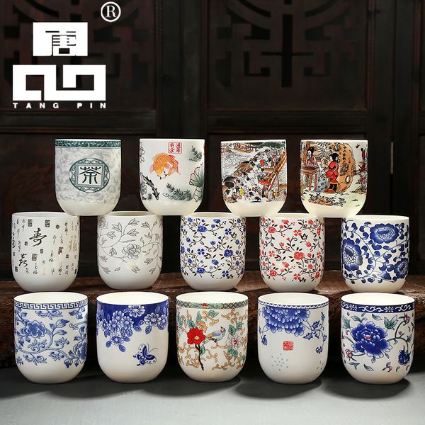 tangpin large capacity blue-and-white ceramic tea cup coffee cups porcelain chinese kung fu teacup drinkware 1020
tangpin large capacity blue-and-white ceramic tea cup coffee cups porcelain chinese kung fu teacup drinkware 1020