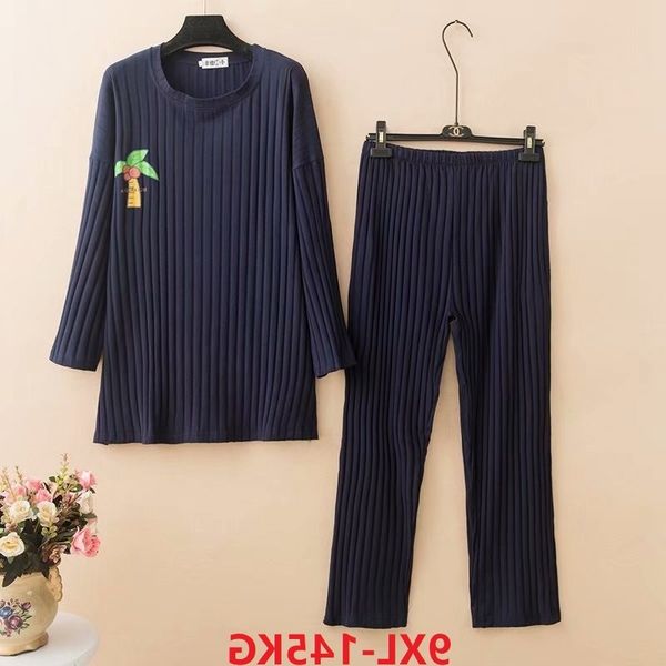 women men pajamas sets striped tshirt and pants cotton home sleepwear plus size 8xl 9xl oversize cartoon floral loose homewear, Black;brown
women men pajamas sets striped tshirt and pants cotton home sleepwear plus size 8xl 9xl oversize cartoon floral loose homewear, Black;brown