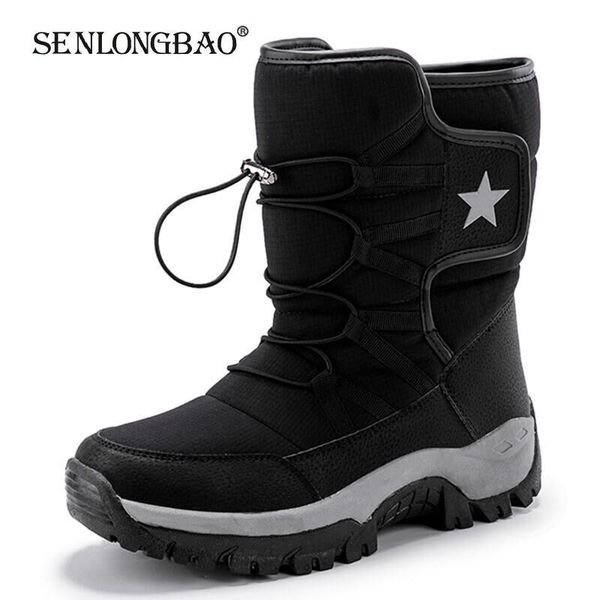 winter men's plush warm snow outdoor non-slip hiking waterproof ankle boots sneakers zapatos hombre size 35-46 201027, Black
winter men's plush warm snow outdoor non-slip hiking waterproof ankle boots sneakers zapatos hombre size 35-46 201027, Black