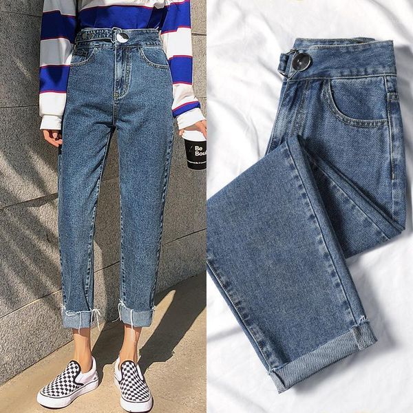 women jean pants 2020 high waist ropa mujer jeans clothes fashion candy color denim harem pant fashion loose trousers p93361, Blue
women jean pants 2020 high waist ropa mujer jeans clothes fashion candy color denim harem pant fashion loose trousers p93361, Blue
