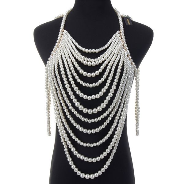 jerolli female personality vintage punk multilayer tassel bikini body chain cape necklace for women jewelry t200508, Silver
jerolli female personality vintage punk multilayer tassel bikini body chain cape necklace for women jewelry t200508, Silver