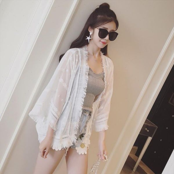 jlong women chiffon blouse embroider women blouses lace shirt summer beach tassel cardigan lace white blouse z1
jlong women chiffon blouse embroider women blouses lace shirt summer beach tassel cardigan lace white blouse z1