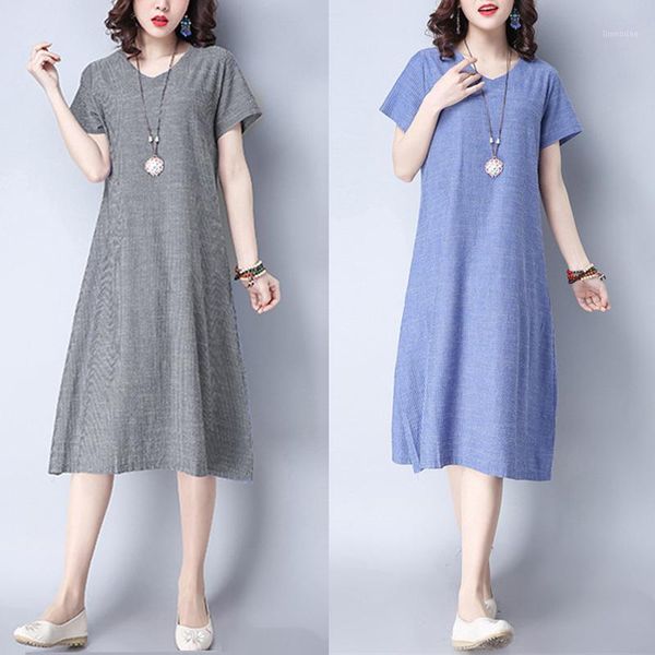 elifashion new literary loose stripe cotton& linen v-neck short-sleeved dress female mid-length a-line dress fashion in summer1, Black;gray
elifashion new literary loose stripe cotton& linen v-neck short-sleeved dress female mid-length a-line dress fashion in summer1, Black;gray