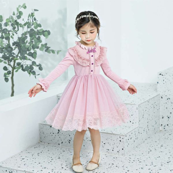 two spring girls' new and autumn color children's lace princs drs long sve shawl skirt 0c0v, Red;yellow
two spring girls' new and autumn color children's lace princs drs long sve shawl skirt 0c0v, Red;yellow