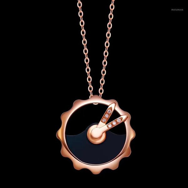 other 18k gold real diamond women pendant necklaces round clock black opal wedding party engagement anniversary birthday1, Silver
other 18k gold real diamond women pendant necklaces round clock black opal wedding party engagement anniversary birthday1, Silver