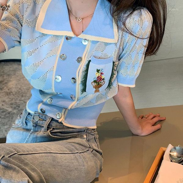 zcwxm knitted hollow out women blouses embroidery floral vinatge short shirts summer korean style 2020 blusas new1, White
zcwxm knitted hollow out women blouses embroidery floral vinatge short shirts summer korean style 2020 blusas new1, White