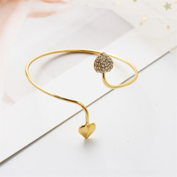 0964 korean fashion women's diamond double peach heart bracelet braceletdiamond braceletclassic ol open bracelet mixed batch l3b9j, Golden;silver
0964 korean fashion women's diamond double peach heart bracelet braceletdiamond braceletclassic ol open bracelet mixed batch l3b9j, Golden;silver