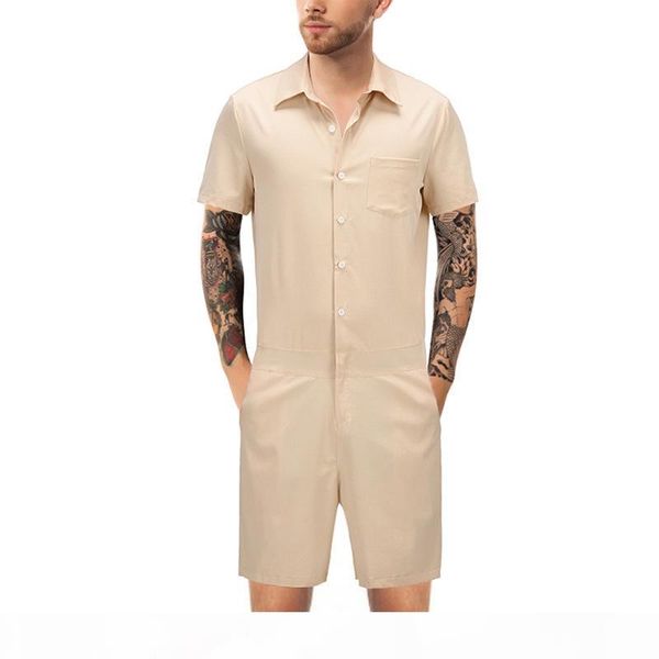 fdwerynh men one piece romper casual button jumpsuit overalls solid beach male tracksuit short summer seaside vacation playsuit, Gray
fdwerynh men one piece romper casual button jumpsuit overalls solid beach male tracksuit short summer seaside vacation playsuit, Gray