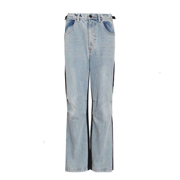twotwinstyle урожай хит цвет denim женские брюки высокой талии складками straight jeans женский 2020 осень моды tide, Blue
twotwinstyle урожай хит цвет denim женские брюки высокой талии складками straight jeans женский 2020 осень моды tide, Blue
