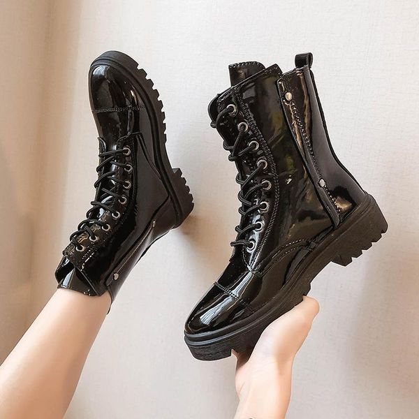 boots yeddamavis female women shoes ankle autumn british wind genuine leather thick with short motorcycle, Black
boots yeddamavis female women shoes ankle autumn british wind genuine leather thick with short motorcycle, Black