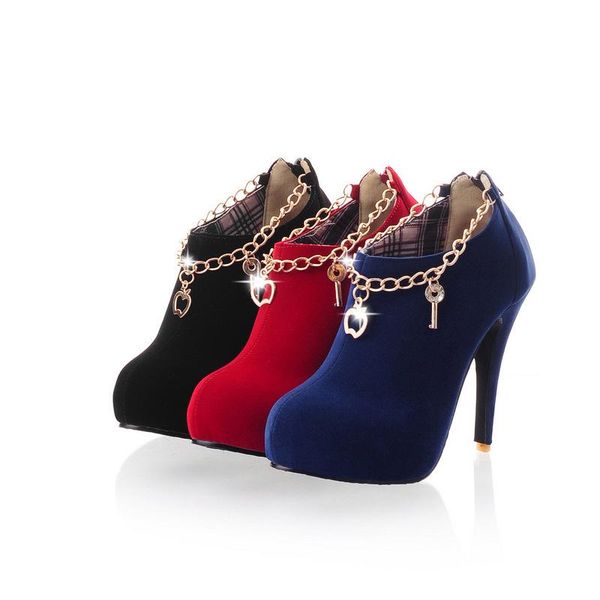 women boots high heels women's low shoes red woman booties round toe platform stiletto mid-calf large size mid calf, Black
women boots high heels women's low shoes red woman booties round toe platform stiletto mid-calf large size mid calf, Black