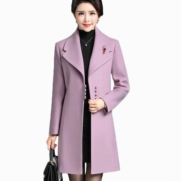 2020 women autumn winter slim windbreaker v-neck mid-length stitching wool coat solid plus size coats zl6481, Black
2020 women autumn winter slim windbreaker v-neck mid-length stitching wool coat solid plus size coats zl6481, Black