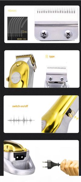 new cortapelos cuchillo de barba kemei 1986 all-metal barber professional hair clipper electric cordless lcd hair trimmer hair cutting mach
new cortapelos cuchillo de barba kemei 1986 all-metal barber professional hair clipper electric cordless lcd hair trimmer hair cutting mach