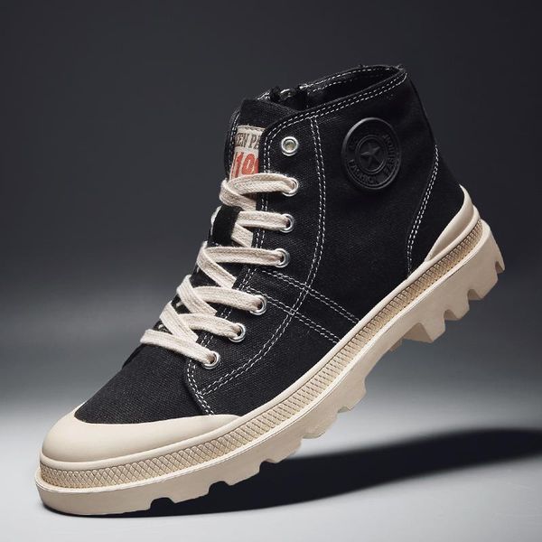 men's high boots 2020 leather retro winter motorcycle shoes casual luxury men's tooling boots, Black
men's high boots 2020 leather retro winter motorcycle shoes casual luxury men's tooling boots, Black