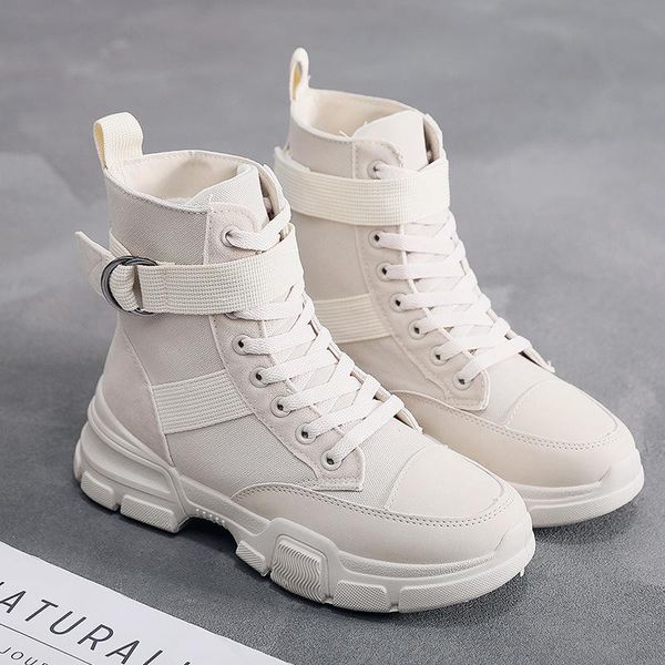 autumn 2020 new medium and short boots women's shoes british style muffin thick bottom high canvas shoes women's, Black
autumn 2020 new medium and short boots women's shoes british style muffin thick bottom high canvas shoes women's, Black