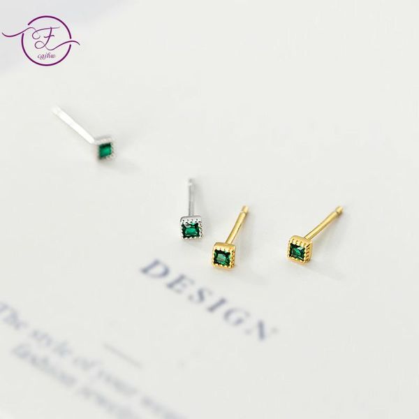 100% 925 Sterling Silver Stud Earrings Mini Green Zircon Square Earrings for Women Small Geometric Ear Jewelry, Golden;silver
100% 925 Sterling Silver Stud Earrings Mini Green Zircon Square Earrings for Women Small Geometric Ear Jewelry, Golden;silver