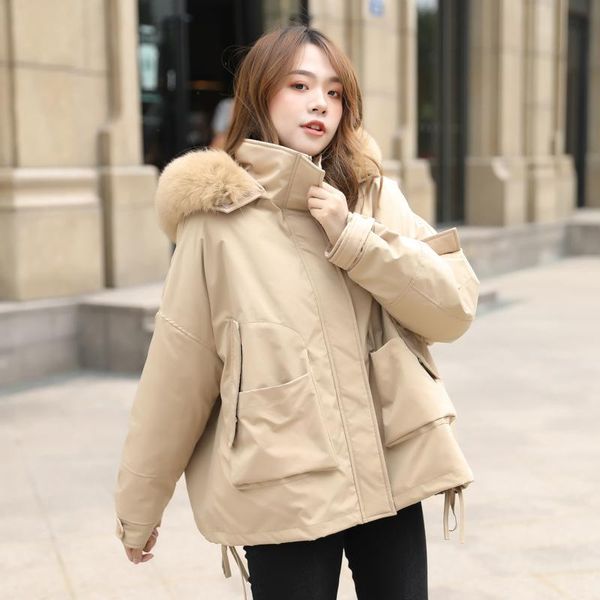 women's down & parkas the 2021 short jacket female parker thickening han edition white duck collars warm coat, Black
women's down & parkas the 2021 short jacket female parker thickening han edition white duck collars warm coat, Black