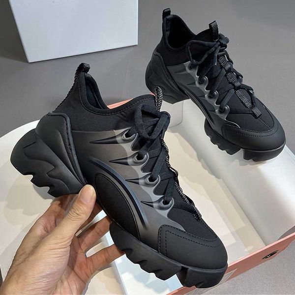 spring summer casual sport shoes new chunky sneakers women classic with box fashion platform sneakers low-soft l, Black 
spring summer casual sport shoes new chunky sneakers women classic with box fashion platform sneakers low-soft l, Black