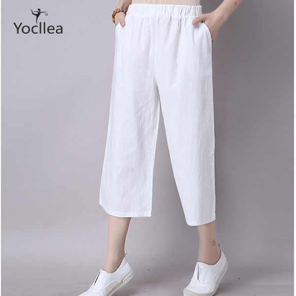 summer casual pants women cotton linen wide leg pants solid plus size calf-length pants women loose elastic waist trousers yl255 1020, Black;white
summer casual pants women cotton linen wide leg pants solid plus size calf-length pants women loose elastic waist trousers yl255 1020, Black;white