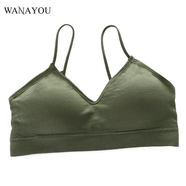 wanayou breathable yoga sports bras seamless v-neck super elastic fitness running sports bra wirepadded gym workout bra, White;black
wanayou breathable yoga sports bras seamless v-neck super elastic fitness running sports bra wirepadded gym workout bra, White;black