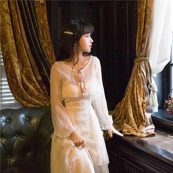 elegant two pieces of women's clothes dressed in sleeves full-neck chiffon frilly white solid dress and mantlet set 2021 summer 5dnk
elegant two pieces of women's clothes dressed in sleeves full-neck chiffon frilly white solid dress and mantlet set 2021 summer 5dnk