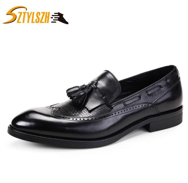 classic print fashion genuine leather slip on men formal shoes with tassel black and wine red wedding party banquet dress shoes
classic print fashion genuine leather slip on men formal shoes with tassel black and wine red wedding party banquet dress shoes