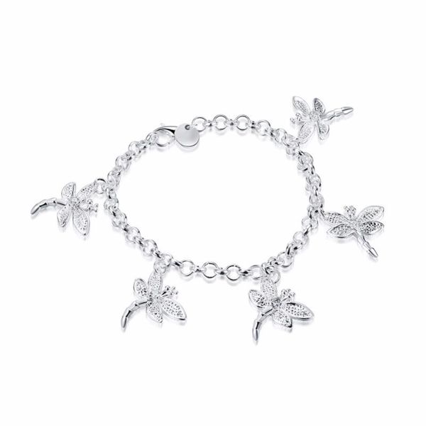 charm bracelets european and american style jewelry creative five dragonfly pendant beautiful ladies bracelet party accessories, Golden;silver
charm bracelets european and american style jewelry creative five dragonfly pendant beautiful ladies bracelet party accessories, Golden;silver