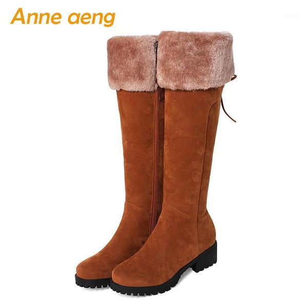 2020 new winter women knee-high boots middle square heels round toe zip classic ladies women shoes brown snow motorcycle boots1, Black
2020 new winter women knee-high boots middle square heels round toe zip classic ladies women shoes brown snow motorcycle boots1, Black