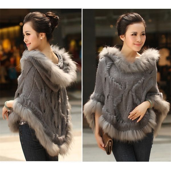 подлинная real rabbit fahion luxury женские raccoon fur обрезка вязаные пуловеры похититель мыс пончо обертывания sweatercoat y201007, Blue;gray
подлинная real rabbit fahion luxury женские raccoon fur обрезка вязаные пуловеры похититель мыс пончо обертывания sweatercoat y201007, Blue;gray