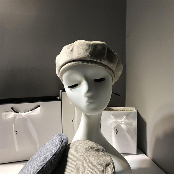 japanese beret hats female autumn and winter korean striped wool cap women retro warm painter hat wholesale ns1685, Blue;gray
japanese beret hats female autumn and winter korean striped wool cap women retro warm painter hat wholesale ns1685, Blue;gray