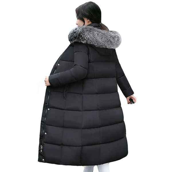 2021 newwomen winter jacket x-long hooded with fur collar outwear female warm thicken ladies coat bj7k, Black
2021 newwomen winter jacket x-long hooded with fur collar outwear female warm thicken ladies coat bj7k, Black