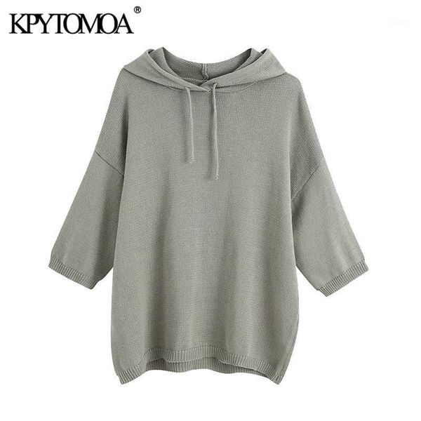 kpytomoa women 2020 fashion linen blend loose knitted hoodies vintage hooded short sleeves female pullovers chic 1, Black
kpytomoa women 2020 fashion linen blend loose knitted hoodies vintage hooded short sleeves female pullovers chic 1, Black