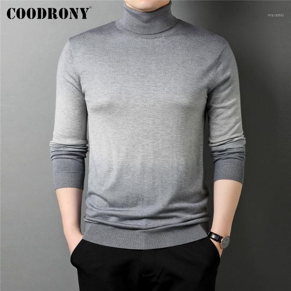 coodrony brand spring autumn gradient color long sleeve soft knitwear turtleneck sweater pullover men clothes c12581, White;black
coodrony brand spring autumn gradient color long sleeve soft knitwear turtleneck sweater pullover men clothes c12581, White;black