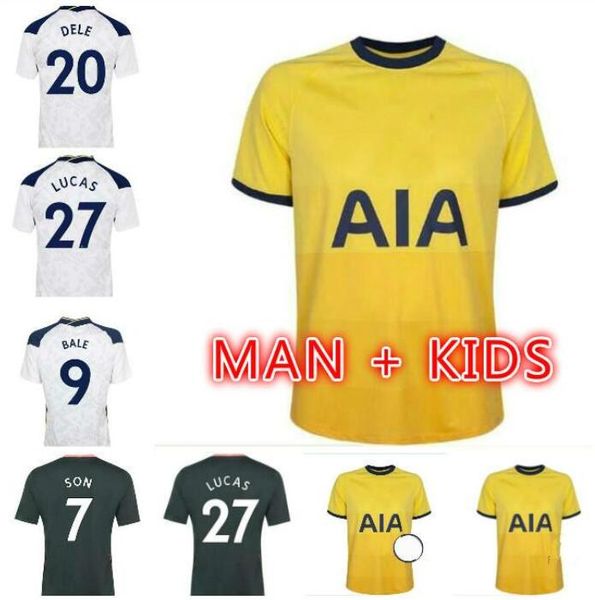 man + kids kit 20 21 kane son bergwijn ndombele soccer jerseys 2020 2021 lucas dele jersey football kit shirt men kit sets, Black;yellow
man + kids kit 20 21 kane son bergwijn ndombele soccer jerseys 2020 2021 lucas dele jersey football kit shirt men kit sets, Black;yellow