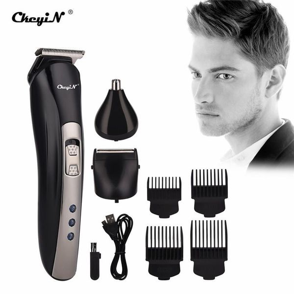 3 in 1 barber rechargeable hair clipper nose hair trimmer shaver beard razor man shaving machine cut nose ear 4 limit combs
3 in 1 barber rechargeable hair clipper nose hair trimmer shaver beard razor man shaving machine cut nose ear 4 limit combs