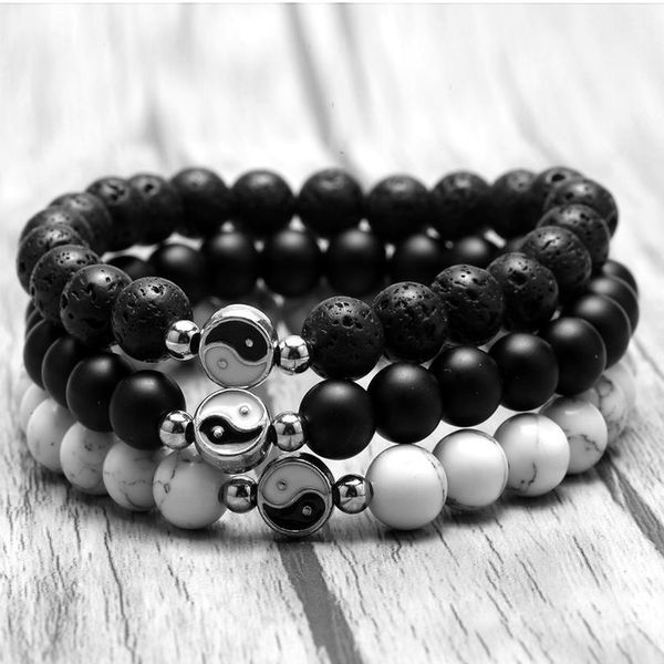 tai chi natural stone beads charm bracelet for men yin yang accessories women's bracelets wristband couple bracelet frie qylwjx, Black
tai chi natural stone beads charm bracelet for men yin yang accessories women's bracelets wristband couple bracelet frie qylwjx, Black