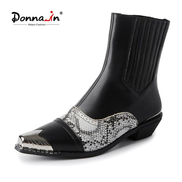 donna-in 2020 retro color block thick heel women boots winter fashion western cowboy metal iron toe boot female shoes large size, Black
donna-in 2020 retro color block thick heel women boots winter fashion western cowboy metal iron toe boot female shoes large size, Black