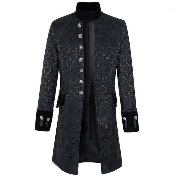 2019 steampunk men slim men's jackets and coats long men's stand collar jacket veste homme long tuxedo new fashion1, Black;brown
2019 steampunk men slim men's jackets and coats long men's stand collar jacket veste homme long tuxedo new fashion1, Black;brown