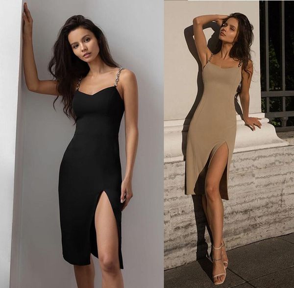 evening casual dress office work dresses girls party wear club womens metal chain strapless sleeveless solid split knee-length female bodyco, White;black
evening casual dress office work dresses girls party wear club womens metal chain strapless sleeveless solid split knee-length female bodyco, White;black