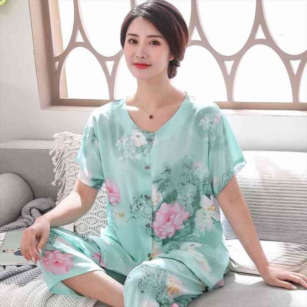 2pc women cotton pajamas set summer thin floral short sleeve loose sleepwear casual homewear female pyjamas plus size 3xl, Black;red
2pc women cotton pajamas set summer thin floral short sleeve loose sleepwear casual homewear female pyjamas plus size 3xl, Black;red