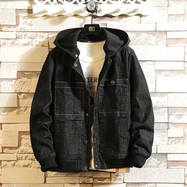 men's jackets nice men hooded jacket denim fashion men's coats outerwear casual brand male clothing coat plus size 4xl1, Black;brown
men's jackets nice men hooded jacket denim fashion men's coats outerwear casual brand male clothing coat plus size 4xl1, Black;brown