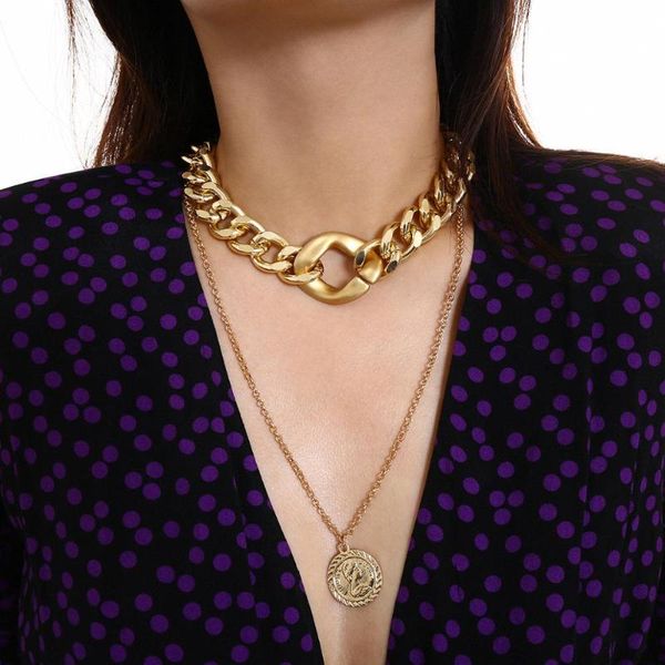 chokers punk thick chain short necklace for women, the first choice of hip-hop party dancers, fashionable and cool, Golden;silver
chokers punk thick chain short necklace for women, the first choice of hip-hop party dancers, fashionable and cool, Golden;silver
