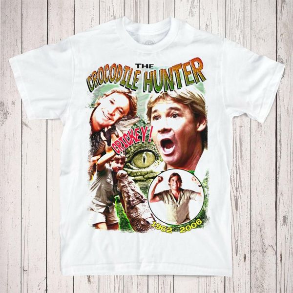 steve irwin crocodile hunter tribute t-shirt by studio315 sport hooded sweatshirt hoodie