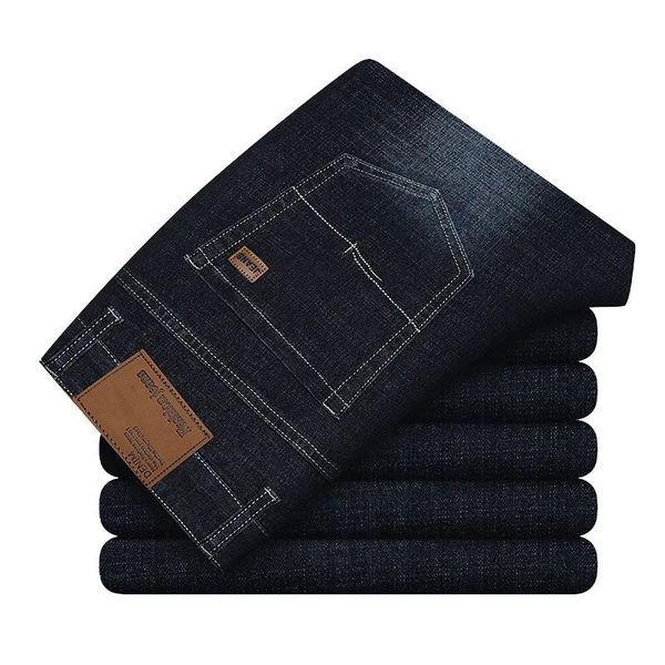 2020 autumn new men's classic blue black loose fit jeans business cotton elastic regular denim pants male brand trousers
2020 autumn new men's classic blue black loose fit jeans business cotton elastic regular denim pants male brand trousers